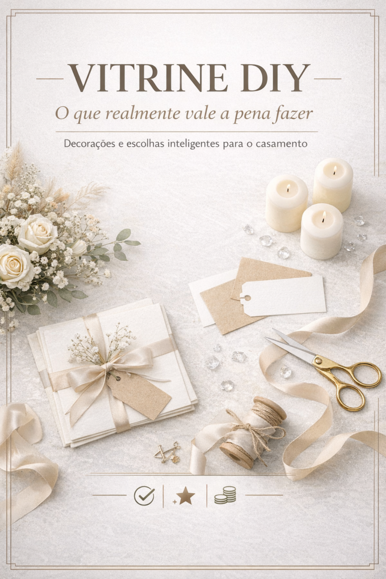 Vitrini DIY Faça você mesmo